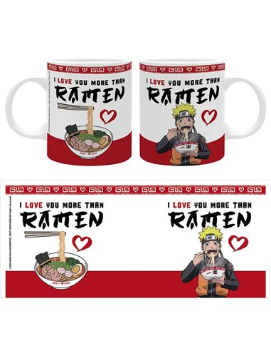 Naruto Shippuden - Mug - 320ml - "i Love You More Than Ramen"