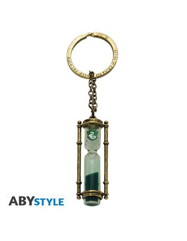 Harry Potter - Keychain 3d "slytherin Hourglass"