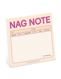 Knock Knock Nag Note Sticky Notes (pastel Edition)