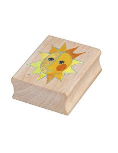 Rubber Art Stamp Wachmeister The Sun