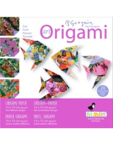 Art Origami Gaugin Fish 2 Sheets