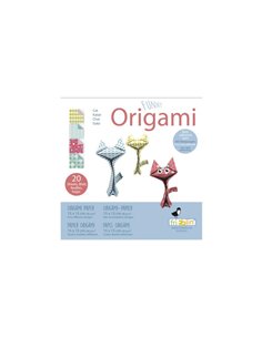 Funny Origami Cats 20 Sheets