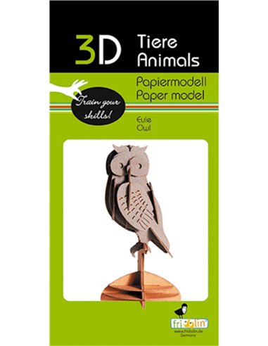 3d Paper ModeL-Owl