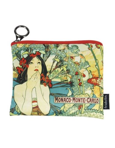 Mini Purse With Zip - Art Nouveau