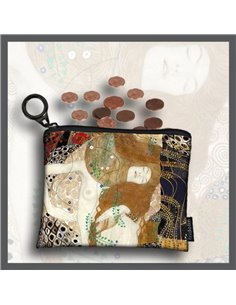 Mini Purse With Zip - Klimt Watersnake