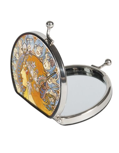 Pocket Mirror - Art Nouveau