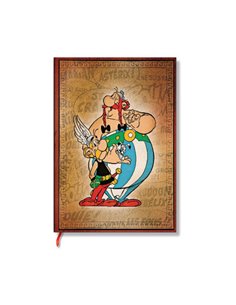 Asterix & Obelix (the Adventures Of Asterix) Midi Lined Hardback Journal (elastic Band Closure)
