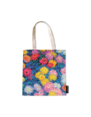 Monet's Chrysanthemums Canvas Bag