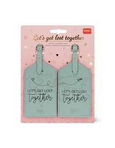 Luggage Tag - Let's Get Lost Together - Travel