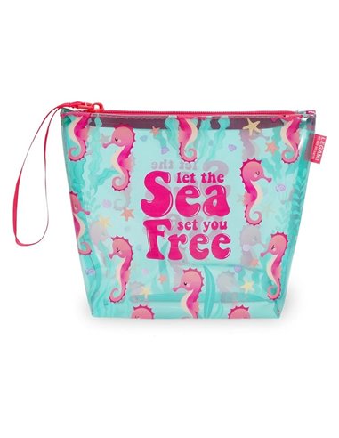 Beach Pouch - Seahorse