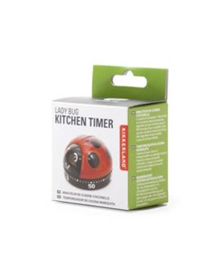 Kitchen Timer Ladybugs Red