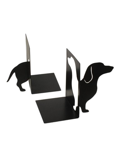 Bookend Set Dog Metal