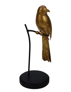 Bird On A Stick Gold Colored