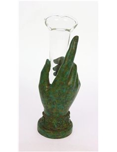 Vase Hand Green