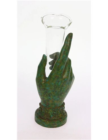 Vase Hand Green