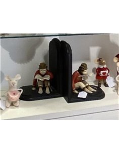 Bookend Set Reading Monkeys