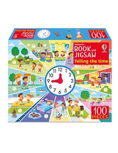 Usborne Book And Jigsaw Telling The Time