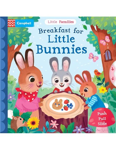 Breakfast For Little Bunnies: A Push Pull Slide Book