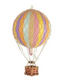 Floating The Skies Pastel Rainbow - Hot Air Balloon