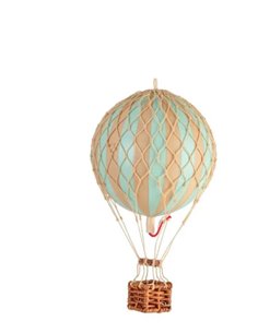 Floating The Skies Mint - Hot Air Balloon