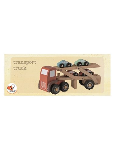 Wooden Car Transport Truck