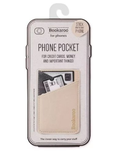 Bookaroo Phone PockeT-Cream