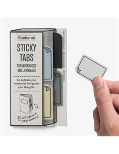 Bookaroo Sticky Tabs - Mono