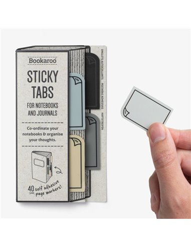 Bookaroo Sticky Tabs - Mono