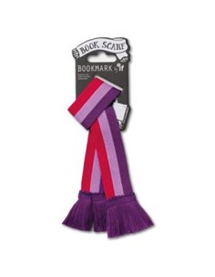 Book Scarf Bookmark - Pink & Purple