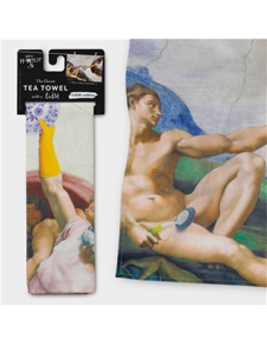 Dry Humour - Tea Towel - The Creation Of Bubbles