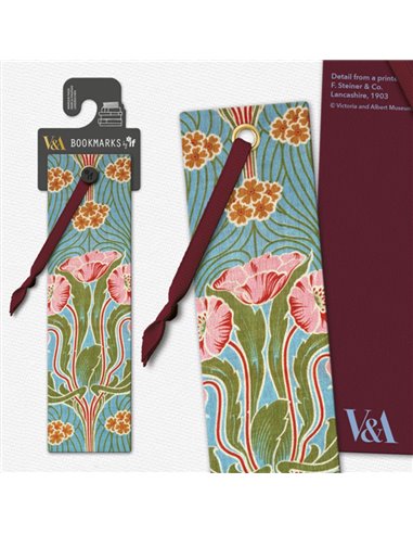 V&a Bookmarks -Steiner Poppies