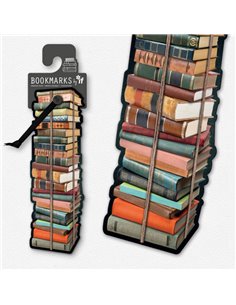 Pile Of Books Academia Bookmark