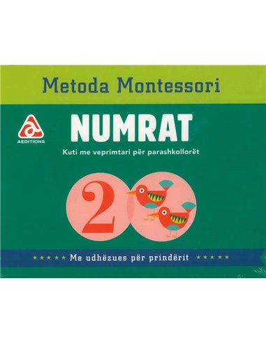 Numrat - Metoda Montessori - Kuti Me Veprimtari Per Parashkolloret