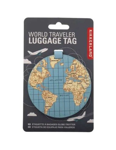 World Traveler Luggage Tag Assorted