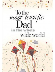 To The Most Terrific Dad Postcard
