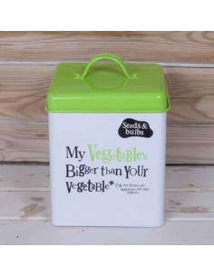 My Vegetable Is Bigger Than Your Vegetable Biscuit Tin Bshhm23