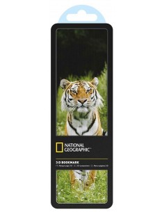 National Geographic 3d Bookmark Siberian Tiger
