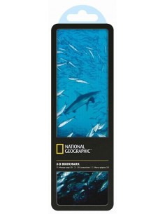 National Geographic 3d Bookmark Shark And Salemas