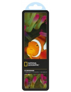 National Geographic 3d Bookmark Clown Anemonefish