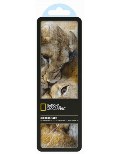 National Geographic 3d Bookmark African Lions