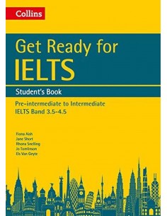 Get Ready For Ielts Students Book Pre Intermediate - Intermediate +cd