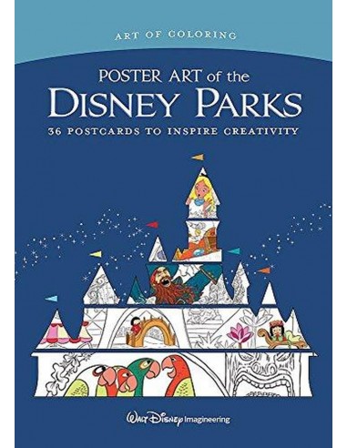 Poster Art Of The Disney Parks 36 Postcards