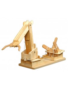 Mega Builder Crane Wooden Construction Set