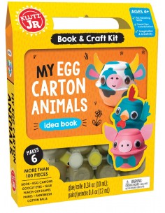 My Egg Carton Animals Idea Book (book & Craft Kit)