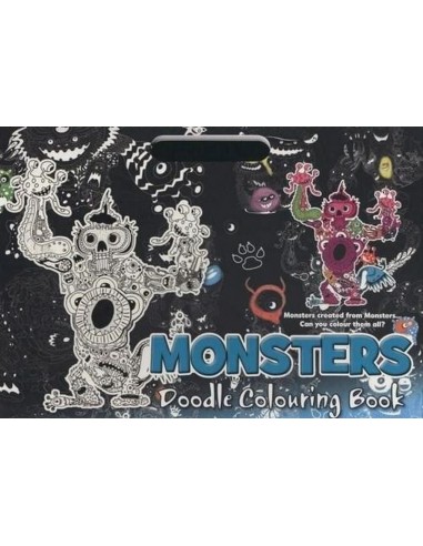 Monsters Doodle Colouring Book