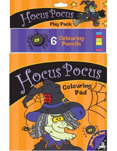 Hocus Pocus Colouring Pad + 6 Pencils