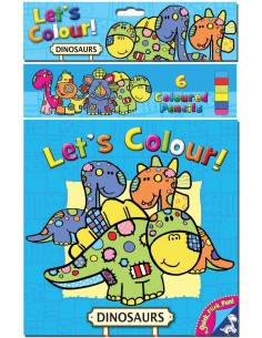 Let's Colour - Dinosaurs