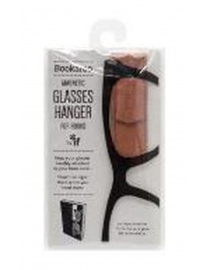 Bookaroo Magnetic Glass Hanger For Books Brown