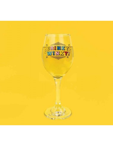 Wwg09 Drinky Winky Wine Glass