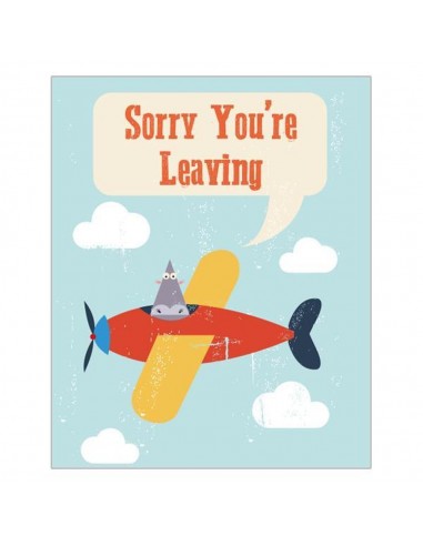 Lb14 Sorry You're Leaving Postcard